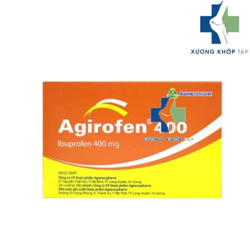 Agirofen 400 - Thuốc giảm đau cho các trường hợp đau vừa và nhẹ